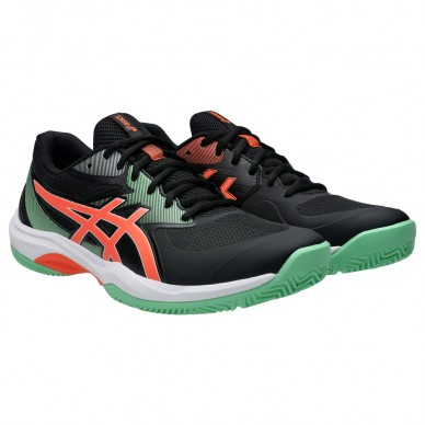 Asics Game FF Padel black vivid coral 2025 padelskor