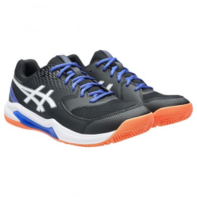 Asics Gel Dedicate 8 Padel black white 2025 padelskor
