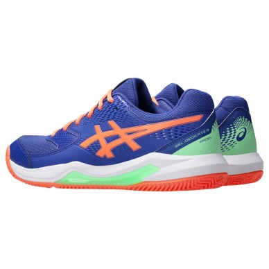 Asics Gel Dedicate 8 Padel dark cobalt vivid coral 2025 padelskor