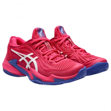 Asics Court FF3 Clay bright rose white 2025 padelskor