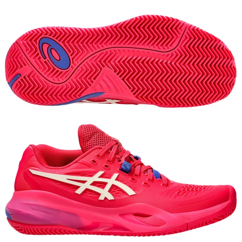 Asics Gel Resolution X Clay padelskor bright rose cream 2025