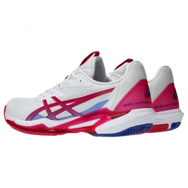 Asics Solution Speed FF3 Clay white bright rose 2025 padelskor