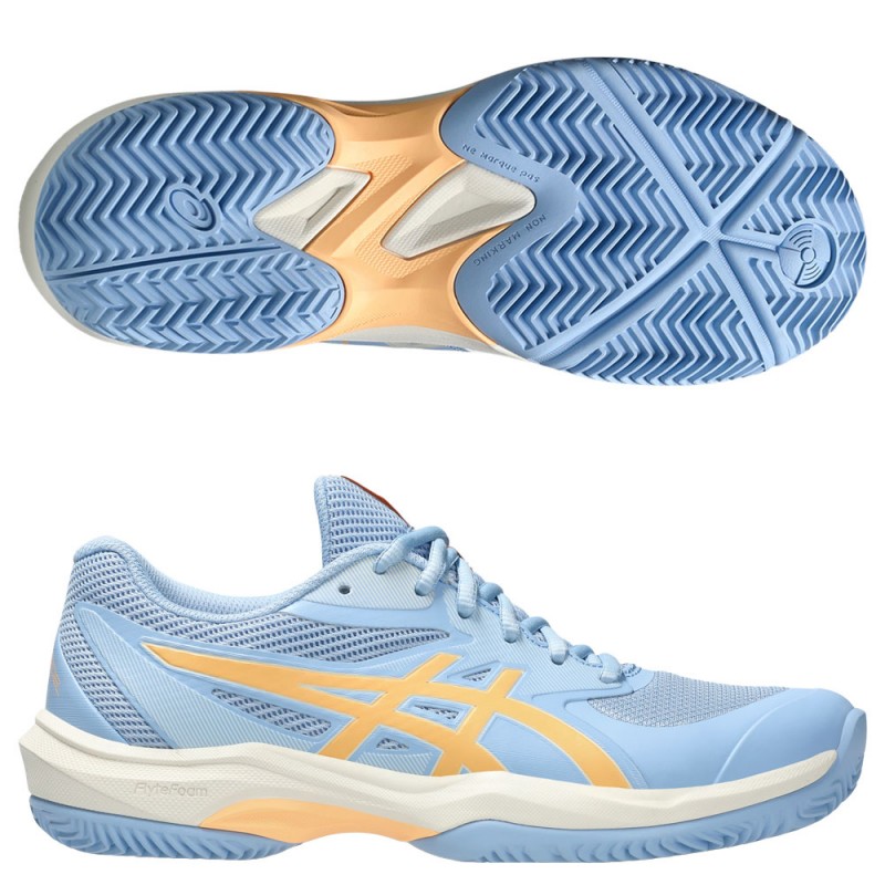 Asics Game FF Padel stone wash orange glow 2025 padelskor