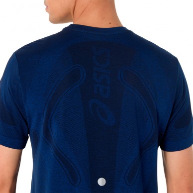 Asics Seamless SS Top blå T-shirt