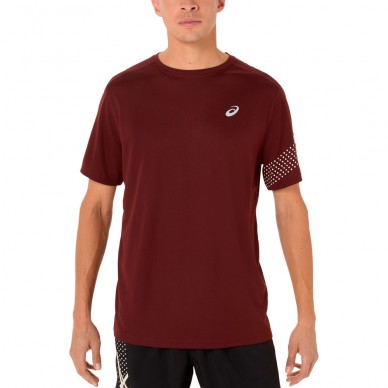 Asics Icon SS Top röd t-shirt