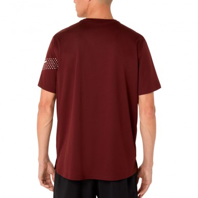 Asics Icon SS Top röd t-shirt