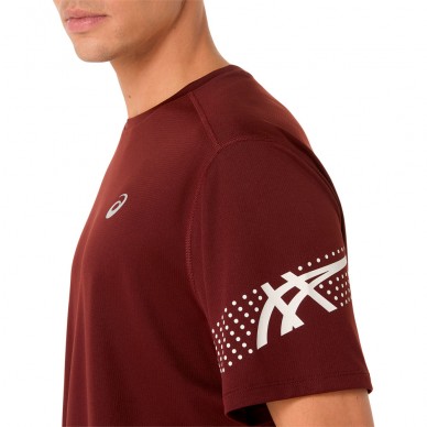 Asics Icon SS Top röd t-shirt