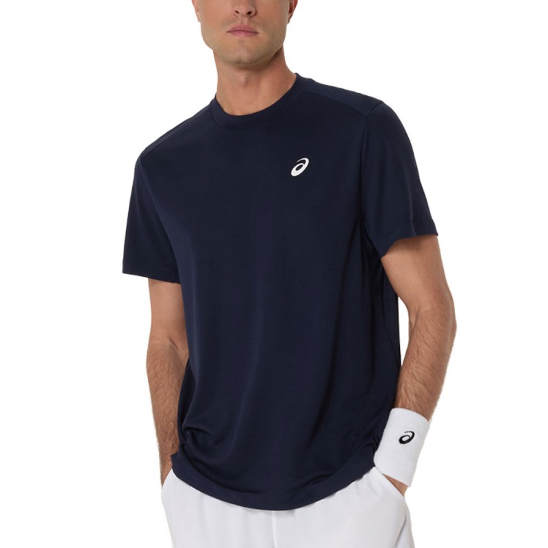 Asics Court SS Top marinblå T-shirt