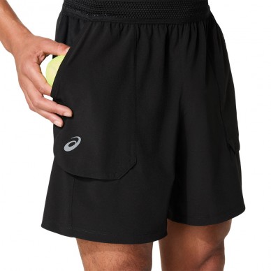 Asics Match 7in svart short