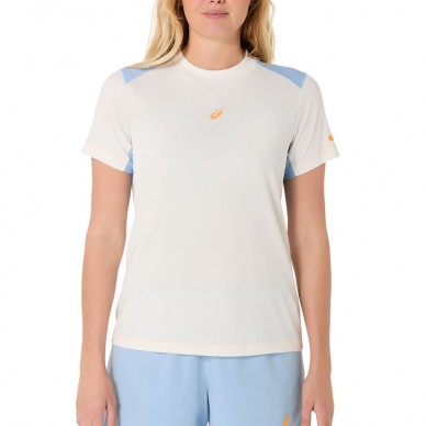 Asics Padel Court SS Top krämfärgad T-shirt