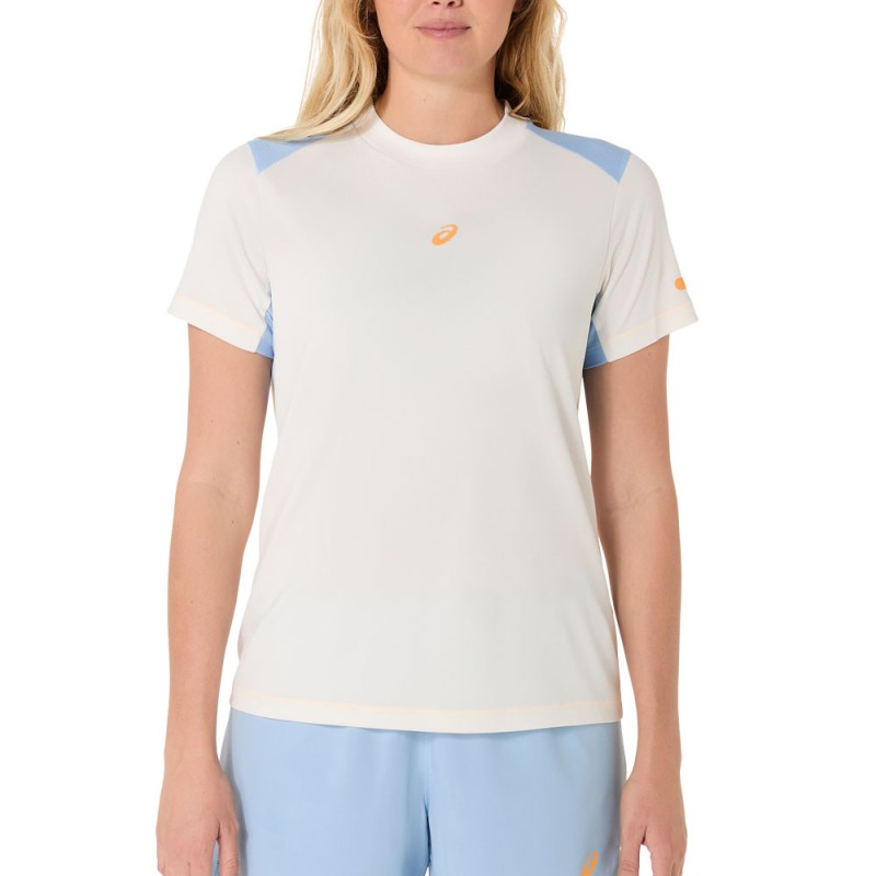 Asics Padel Court SS Top krämfärgad T-shirt