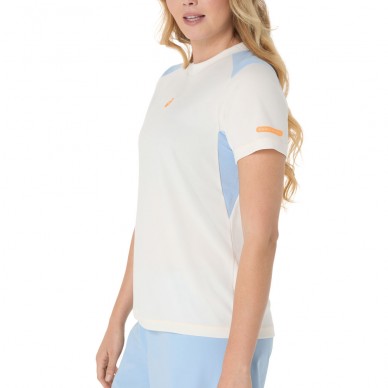 Asics Padel Court SS Top krämfärgad T-shirt