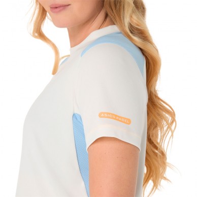 Asics Padel Court SS Top krämfärgad T-shirt