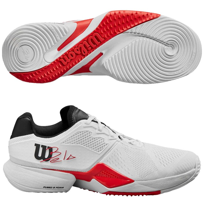Wilson Bela Tour white red 2024 padelskor