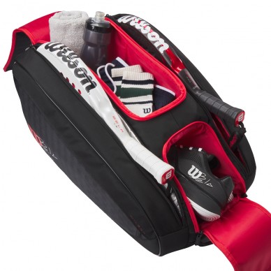 Wilson Bela V3 svart röd 2025 Padelväska