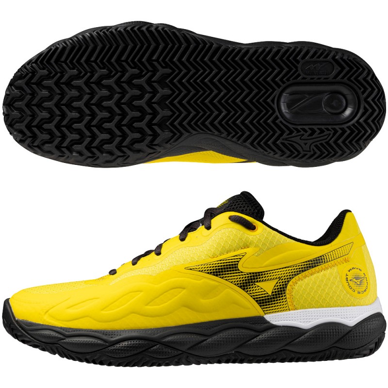 Mizuno Wave Enforce Court Padel vibrant yellow 2025 Padelskor