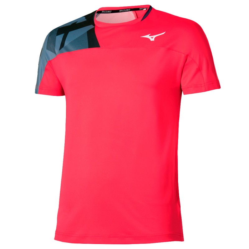 Mizuno Daybreakers Shadow röd t-shirt