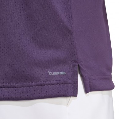 Adidas Club lila logo vit t-shirt