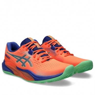 Asics Gel Challenger 15 Padel vivid coral dark cobalt 2025 Padelskor