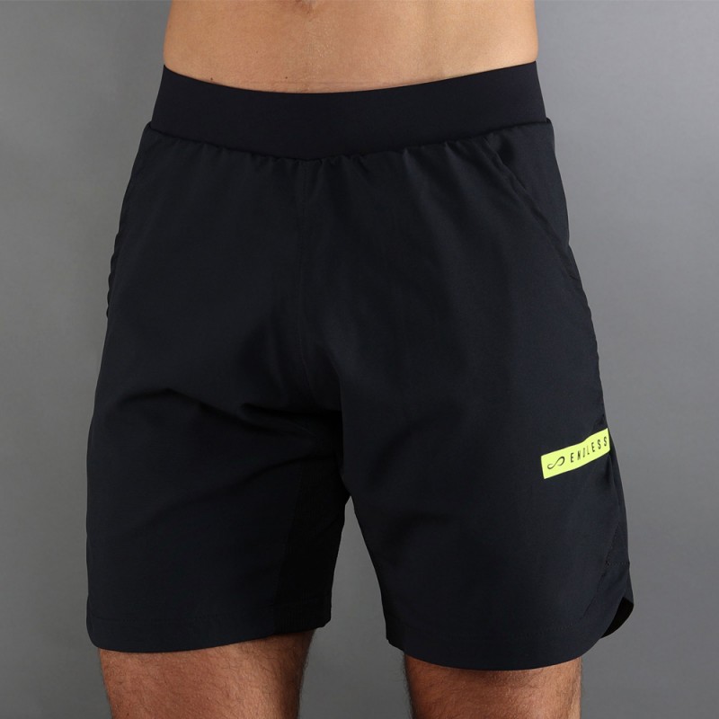 Endless Swift svart gul sweatshirt short