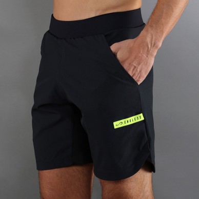 Endless Swift svart gul sweatshirt short