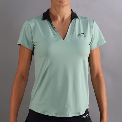 Endless Onyx Sleeves forest green polo