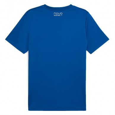 Puma Individual Momo Graphic blå t-shirt