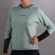 Endless Breath Line skogsgrön hoodie