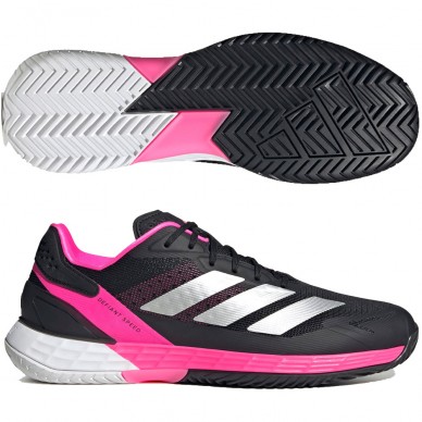 Adidas Defiant Speed 2 M Black Silver Pink 2025 padelskor