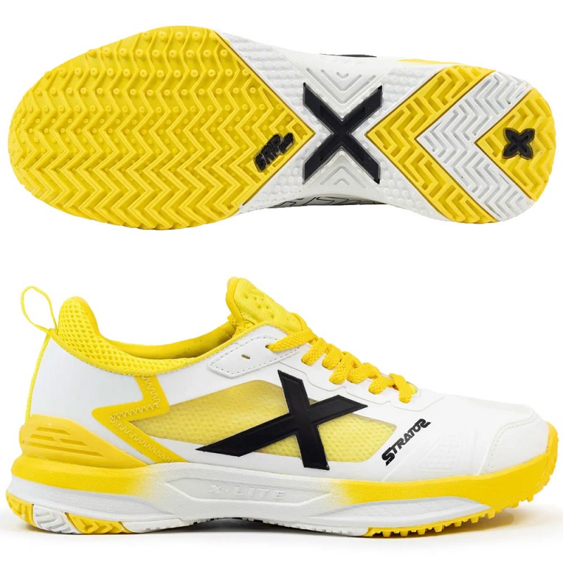 Padelskor Munich Stratos 27 white yellow 2025