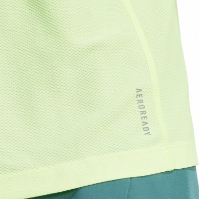 Adidas Own The Run gul fluor T-shirt