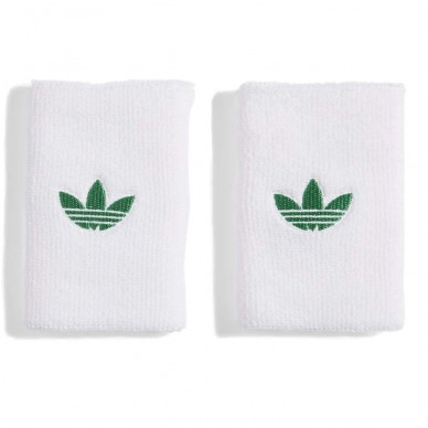 Armband Adidas Originals L vit med grön logotyp