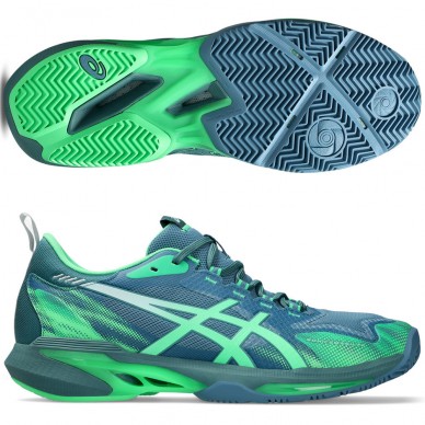 Asics Sonicsmash FF saba blue vital green 2026 Padelskor
