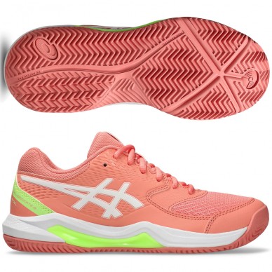 Asics Gel Dedicate 8 Padel guava white 2026 padelskor