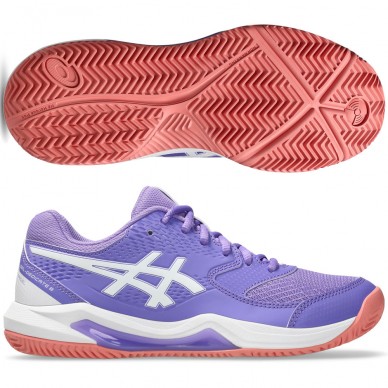 Asics Gel Dedicate 8 Padel amethyst white 2026 Padelskor