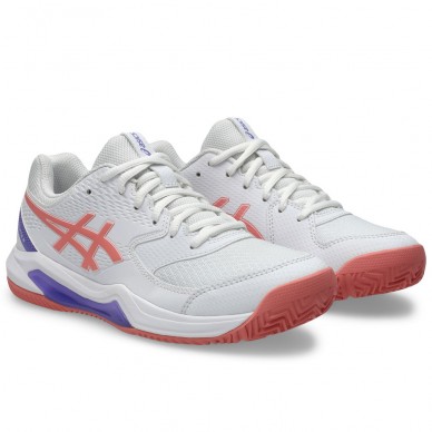 Asics Gel Dedicate 8 White Guava 2026 Padelskor