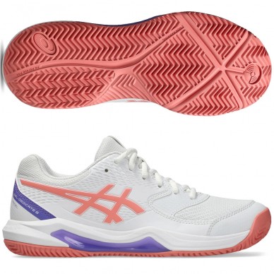 Asics Gel Dedicate 8 White Guava 2026 Padelskor