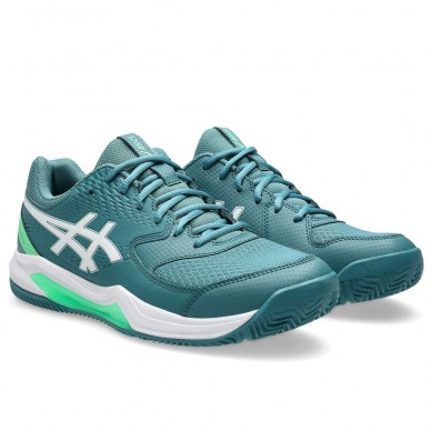 Asics Gel Dedicate 8 Padel misty pine white 2026 Padelskor