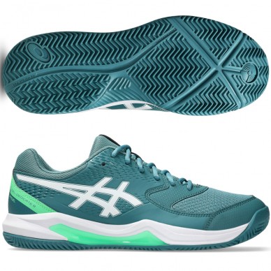 Asics Gel Dedicate 8 Padel misty pine white 2026 Padelskor