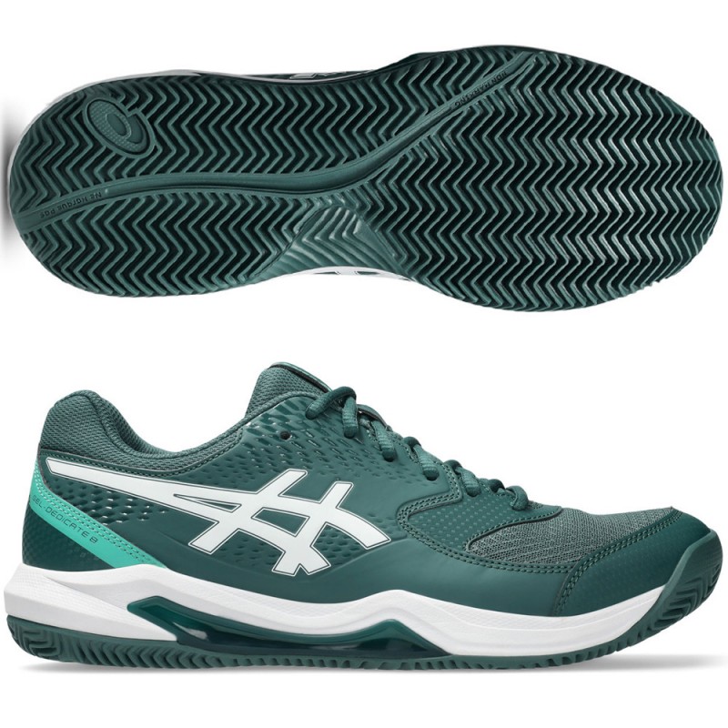 Asics Gel Dedicate 8 Clay dark neptune white 2026 padelskor