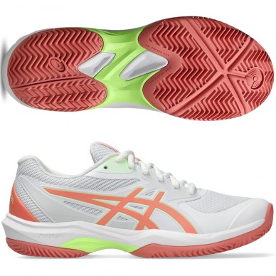 Asics Game FF Padel white guava 2026 Padelskor