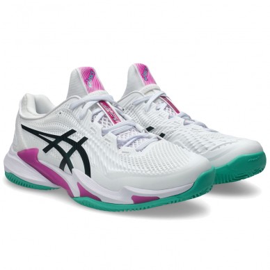 Asics Court FF3 Clay white digital sakura 2026 padelskor