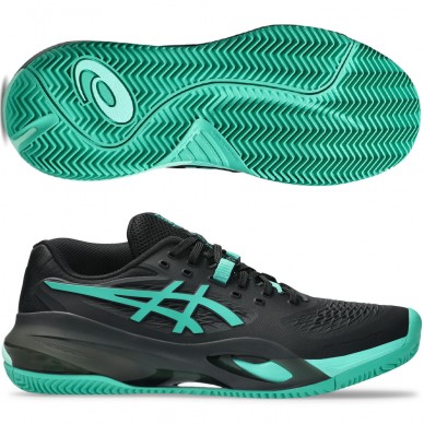 Asics Gel Resolution X Clay black aurora green 2026 Padelskor