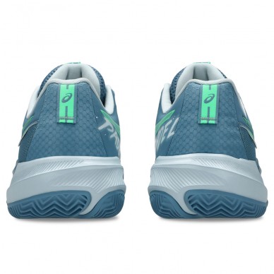 Asics Gel Challenger 15 Padel saba blue vital green 2026 padelskor