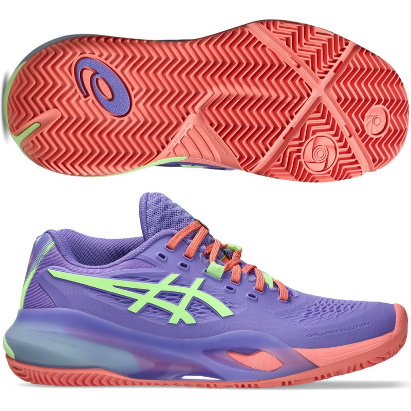Asics Gel Resolution X amethyst illuminate green 2026 padelskor