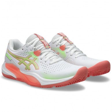 Asics Gel Challenger 15 Padel white guava 2026 padelskor