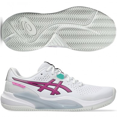 Asics Gel Challenger 15 Clay white digital sakura 2026 padelskor