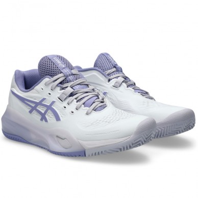 Asics Gel Resolution X Clay white bluebell 2026 padelskor