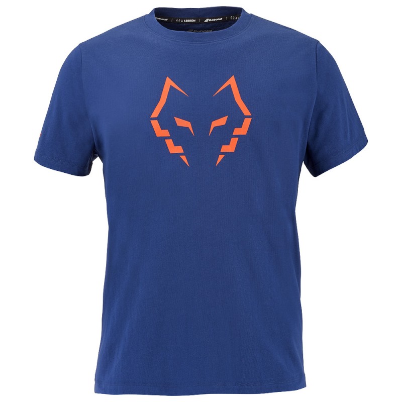 Babolat Cotton Tee Lebrón marinblå t-shirt