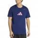 Adidas M Padel Cat marinblå T-shirt